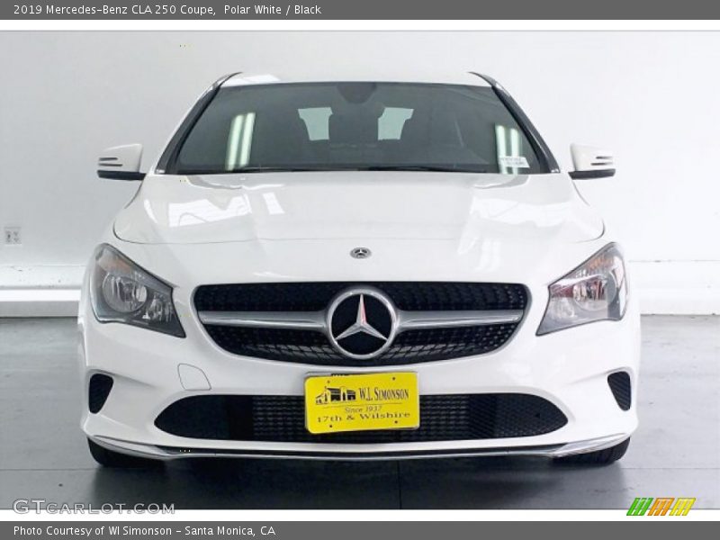 Polar White / Black 2019 Mercedes-Benz CLA 250 Coupe