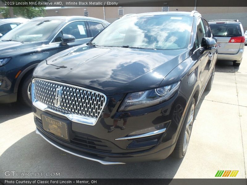 Infinite Black Metallic / Ebony 2019 Lincoln MKC Reserve AWD