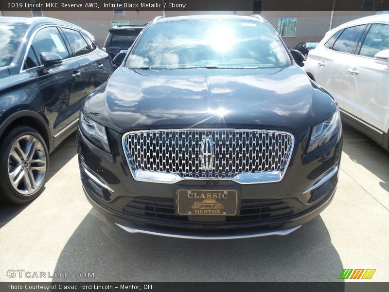 Infinite Black Metallic / Ebony 2019 Lincoln MKC Reserve AWD