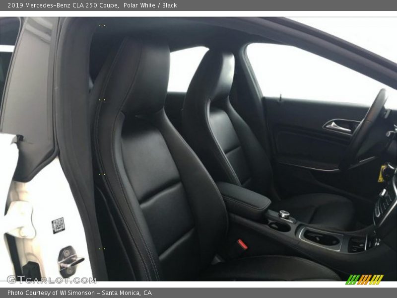 Polar White / Black 2019 Mercedes-Benz CLA 250 Coupe