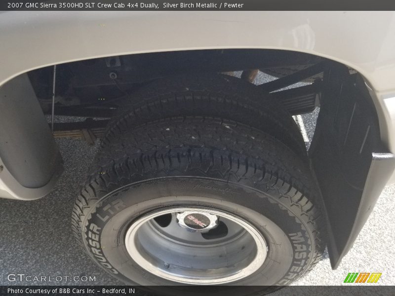 Silver Birch Metallic / Pewter 2007 GMC Sierra 3500HD SLT Crew Cab 4x4 Dually