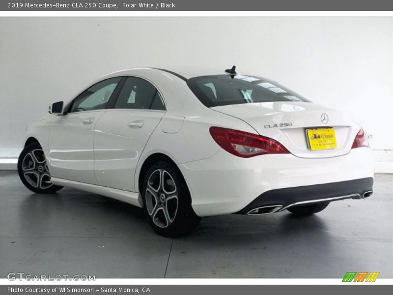 Polar White / Black 2019 Mercedes-Benz CLA 250 Coupe
