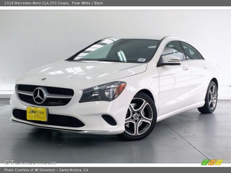 Polar White / Black 2019 Mercedes-Benz CLA 250 Coupe