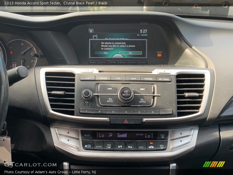 Crystal Black Pearl / Black 2013 Honda Accord Sport Sedan