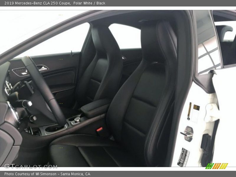 Polar White / Black 2019 Mercedes-Benz CLA 250 Coupe