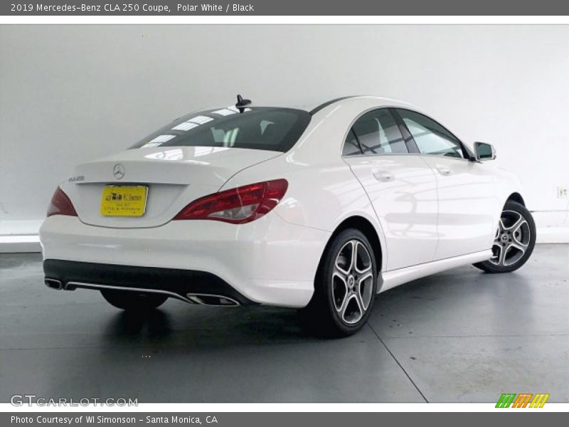 Polar White / Black 2019 Mercedes-Benz CLA 250 Coupe