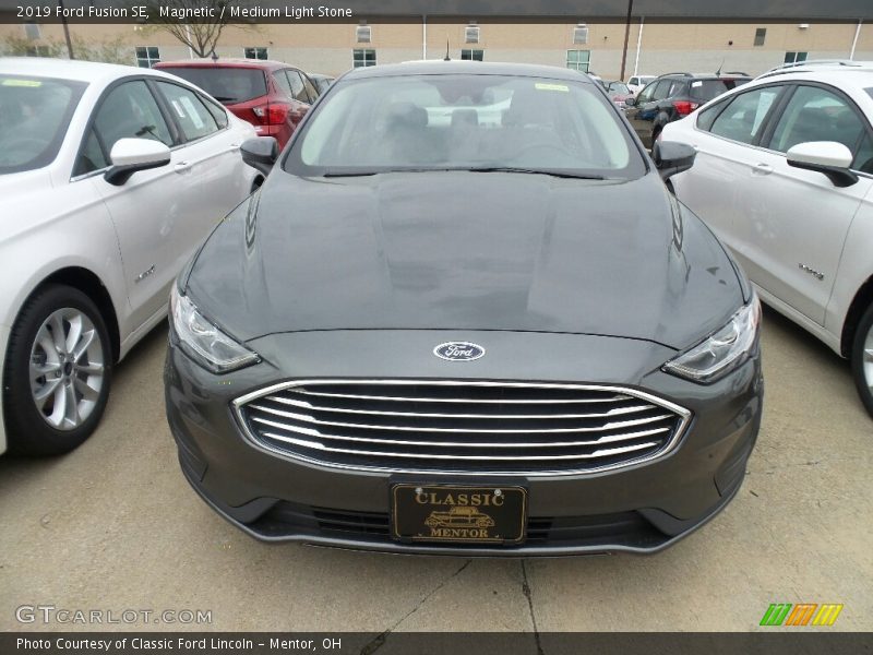 Magnetic / Medium Light Stone 2019 Ford Fusion SE