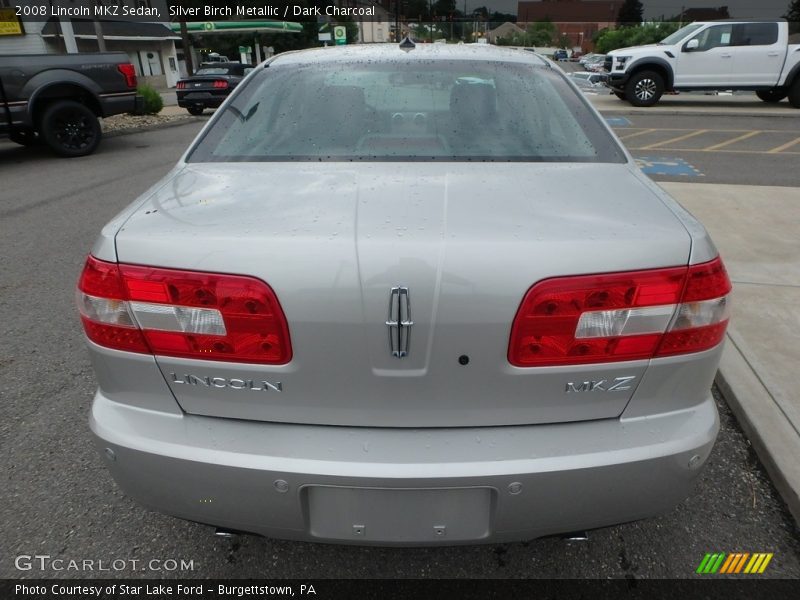 Silver Birch Metallic / Dark Charcoal 2008 Lincoln MKZ Sedan