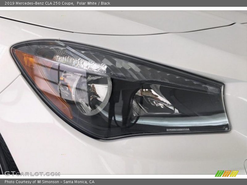 Polar White / Black 2019 Mercedes-Benz CLA 250 Coupe