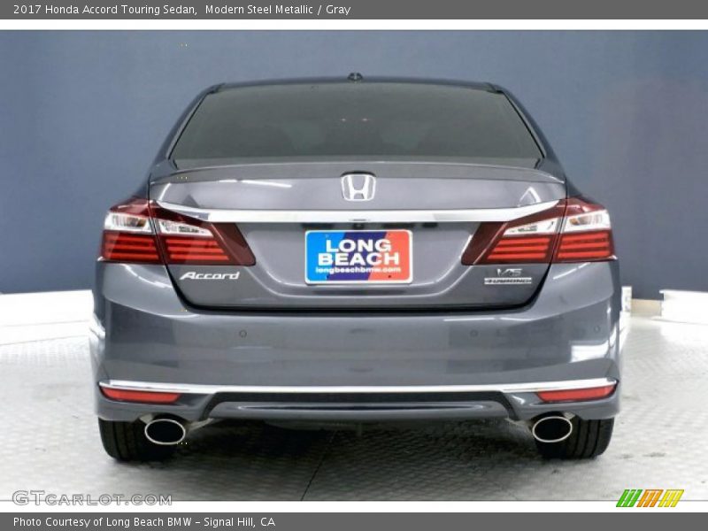 Modern Steel Metallic / Gray 2017 Honda Accord Touring Sedan