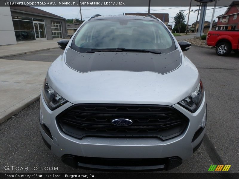 Moondust Silver Metallic / Ebony Black 2019 Ford EcoSport SES 4WD