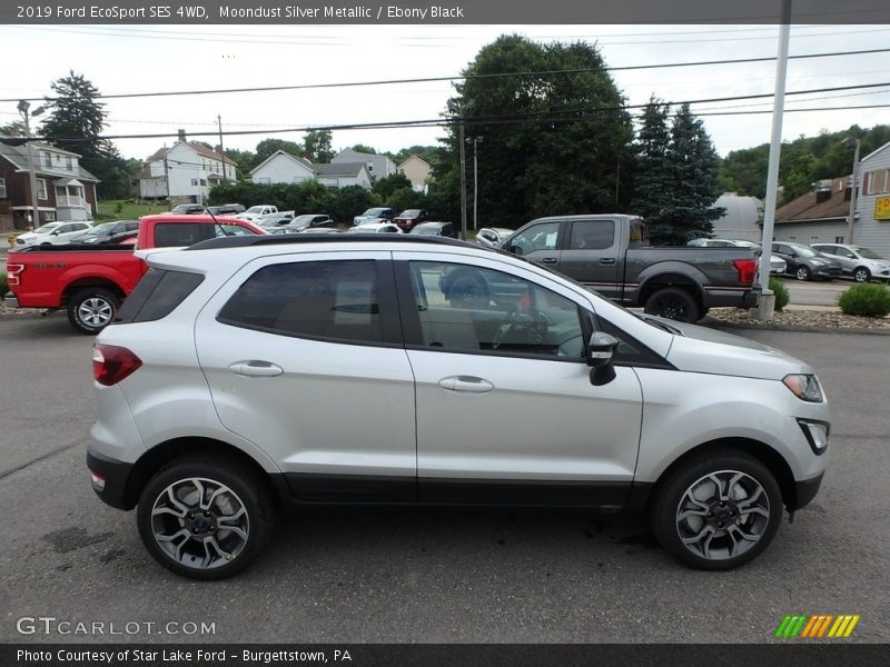 Moondust Silver Metallic / Ebony Black 2019 Ford EcoSport SES 4WD
