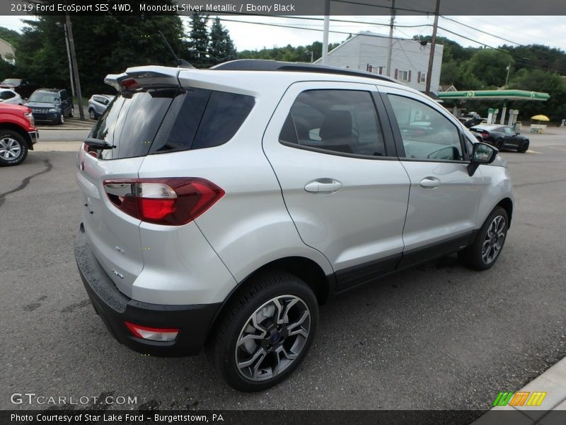 Moondust Silver Metallic / Ebony Black 2019 Ford EcoSport SES 4WD