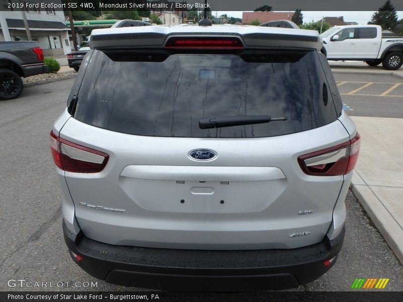 Moondust Silver Metallic / Ebony Black 2019 Ford EcoSport SES 4WD