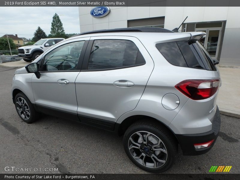 Moondust Silver Metallic / Ebony Black 2019 Ford EcoSport SES 4WD