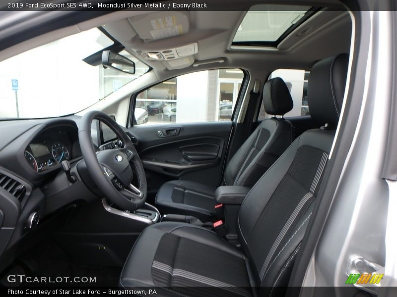 Moondust Silver Metallic / Ebony Black 2019 Ford EcoSport SES 4WD