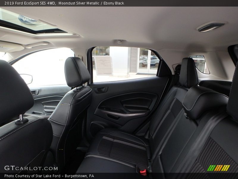 Moondust Silver Metallic / Ebony Black 2019 Ford EcoSport SES 4WD