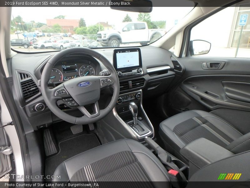 Moondust Silver Metallic / Ebony Black 2019 Ford EcoSport SES 4WD