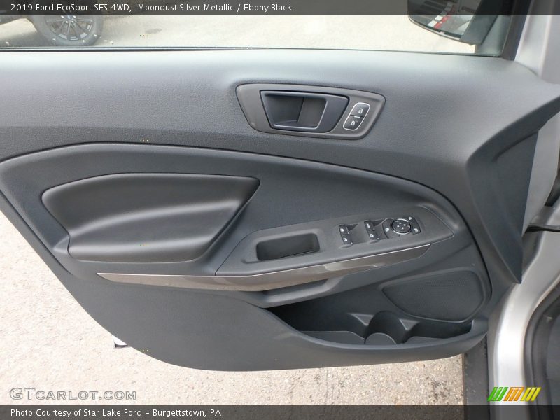 Moondust Silver Metallic / Ebony Black 2019 Ford EcoSport SES 4WD