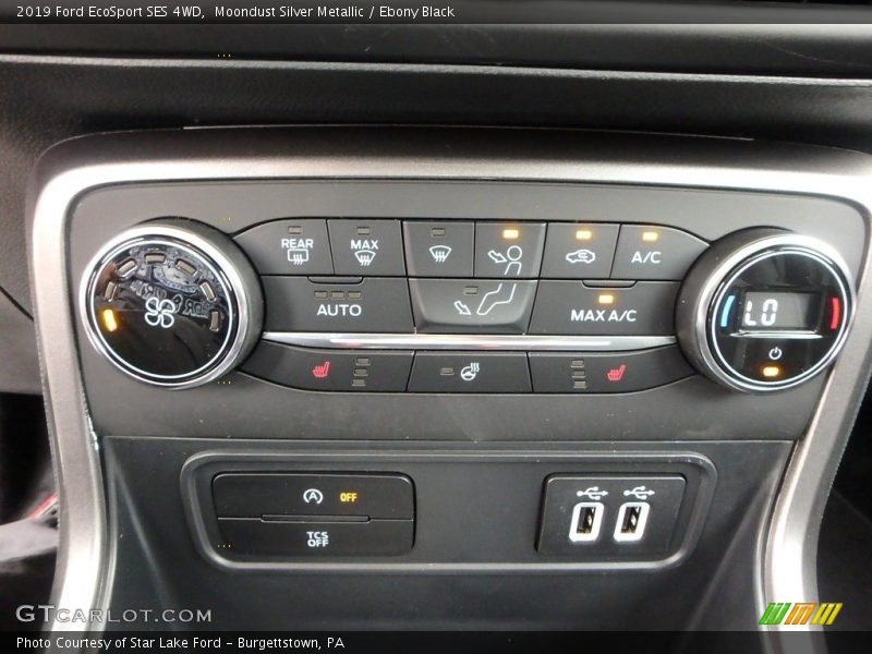 Moondust Silver Metallic / Ebony Black 2019 Ford EcoSport SES 4WD