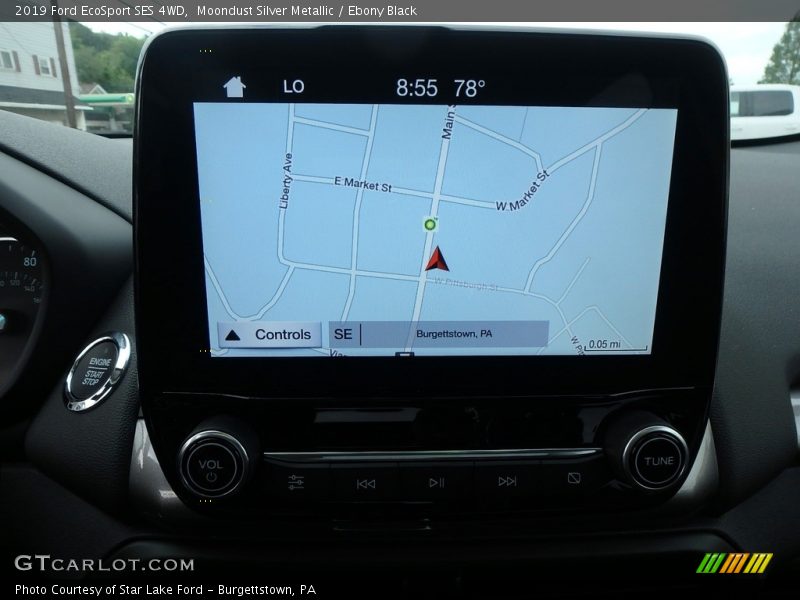 Moondust Silver Metallic / Ebony Black 2019 Ford EcoSport SES 4WD