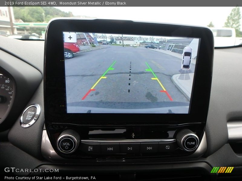 Moondust Silver Metallic / Ebony Black 2019 Ford EcoSport SES 4WD