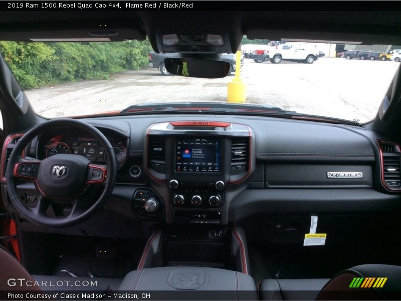 Dashboard of 2019 1500 Rebel Quad Cab 4x4