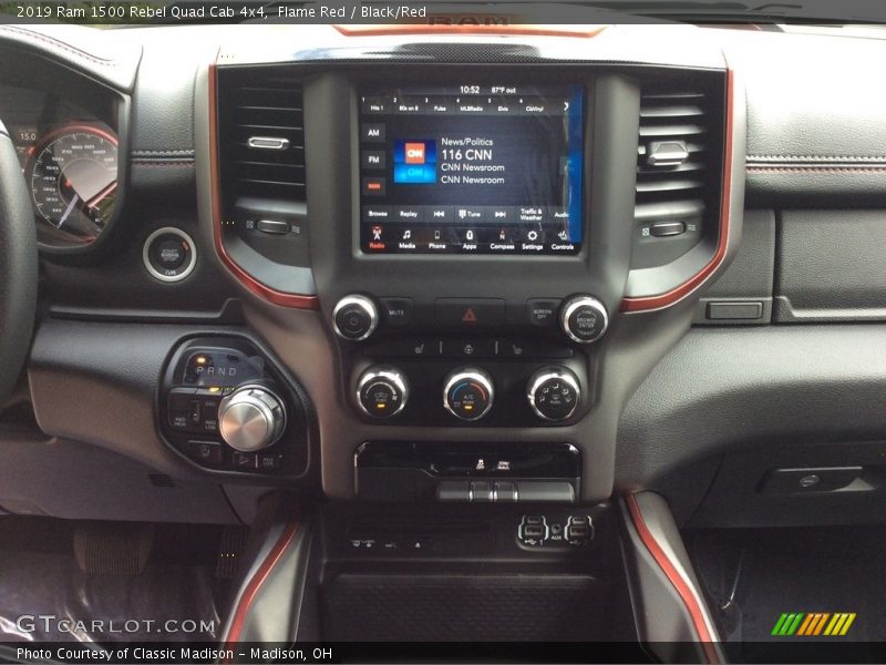 Controls of 2019 1500 Rebel Quad Cab 4x4