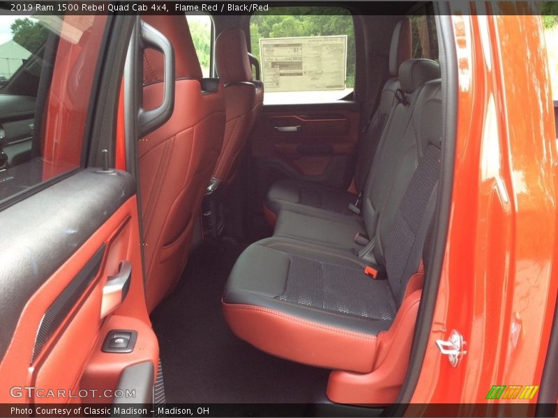 Rear Seat of 2019 1500 Rebel Quad Cab 4x4