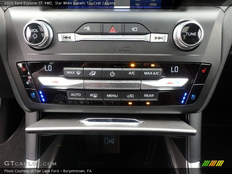 Controls of 2020 Explorer ST 4WD