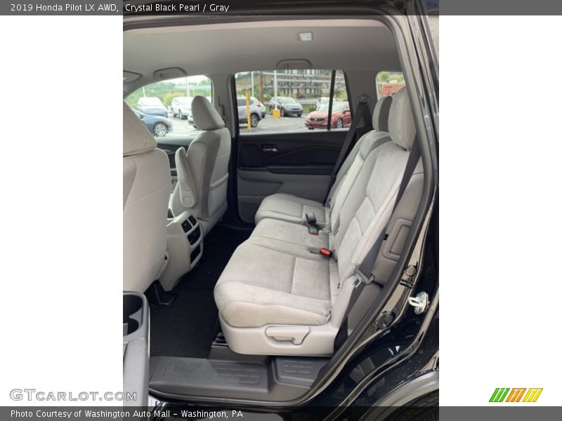 Crystal Black Pearl / Gray 2019 Honda Pilot LX AWD