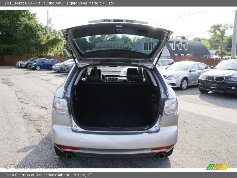 Liquid Silver Metallic / Black 2011 Mazda CX-7 s Touring AWD