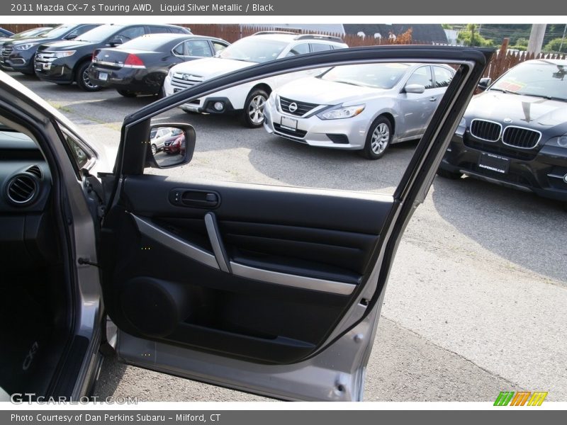 Liquid Silver Metallic / Black 2011 Mazda CX-7 s Touring AWD