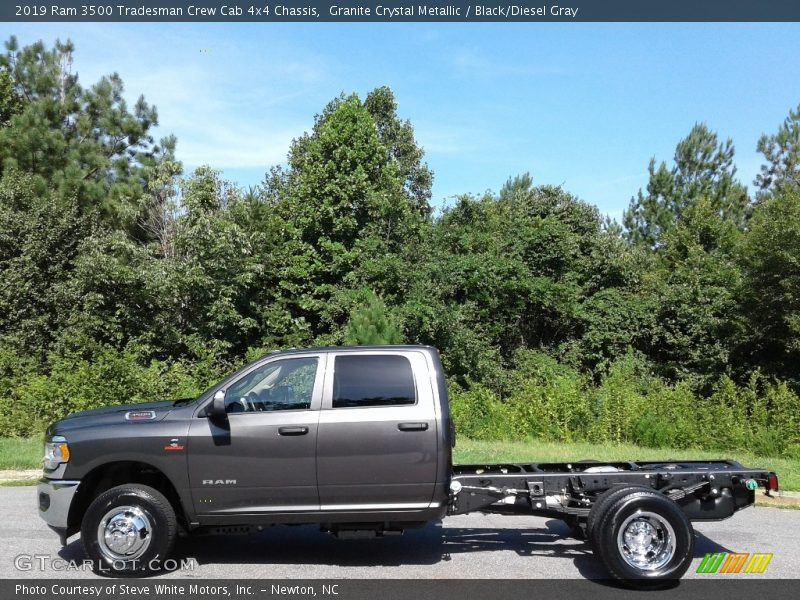Granite Crystal Metallic / Black/Diesel Gray 2019 Ram 3500 Tradesman Crew Cab 4x4 Chassis