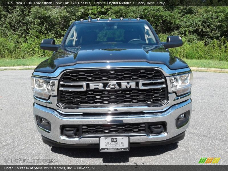 Granite Crystal Metallic / Black/Diesel Gray 2019 Ram 3500 Tradesman Crew Cab 4x4 Chassis