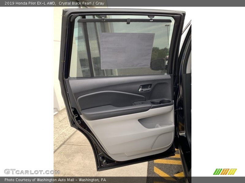 Crystal Black Pearl / Gray 2019 Honda Pilot EX-L AWD