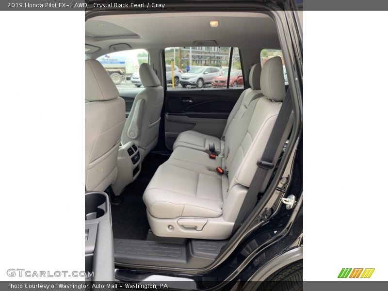 Crystal Black Pearl / Gray 2019 Honda Pilot EX-L AWD