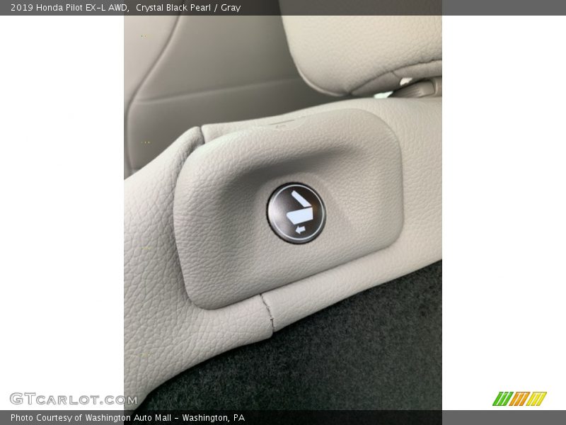 Crystal Black Pearl / Gray 2019 Honda Pilot EX-L AWD
