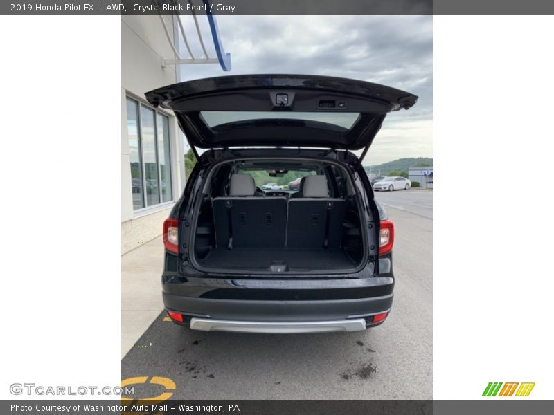 Crystal Black Pearl / Gray 2019 Honda Pilot EX-L AWD