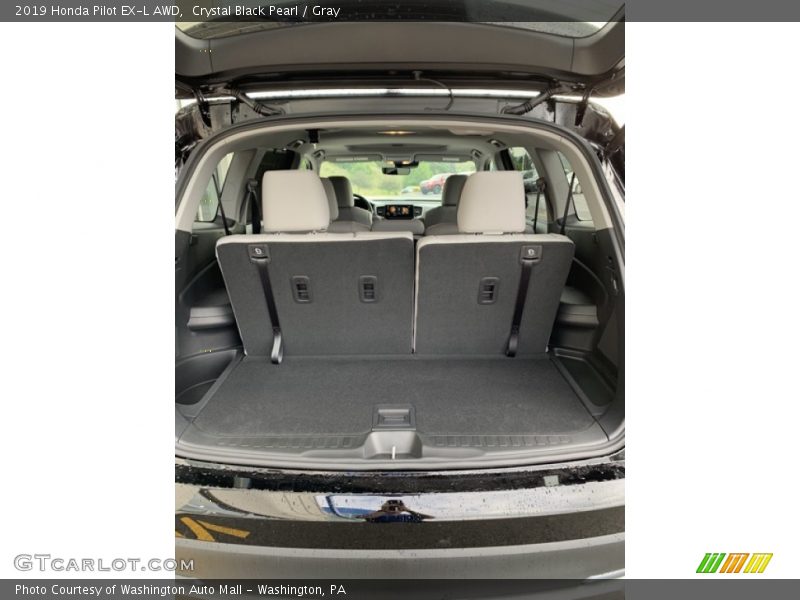 Crystal Black Pearl / Gray 2019 Honda Pilot EX-L AWD