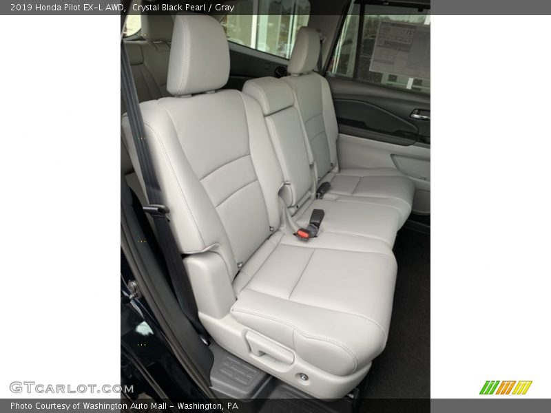 Crystal Black Pearl / Gray 2019 Honda Pilot EX-L AWD