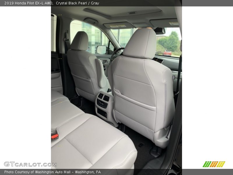 Crystal Black Pearl / Gray 2019 Honda Pilot EX-L AWD