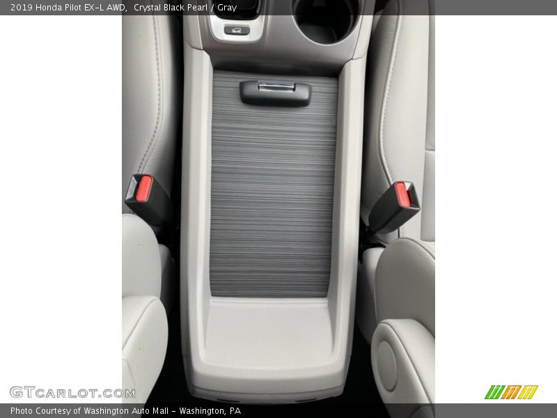 Crystal Black Pearl / Gray 2019 Honda Pilot EX-L AWD