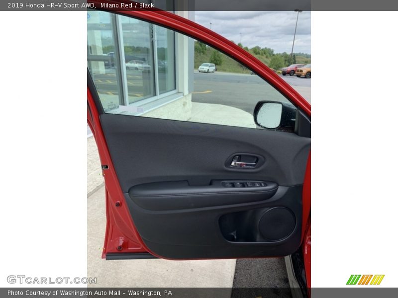Milano Red / Black 2019 Honda HR-V Sport AWD