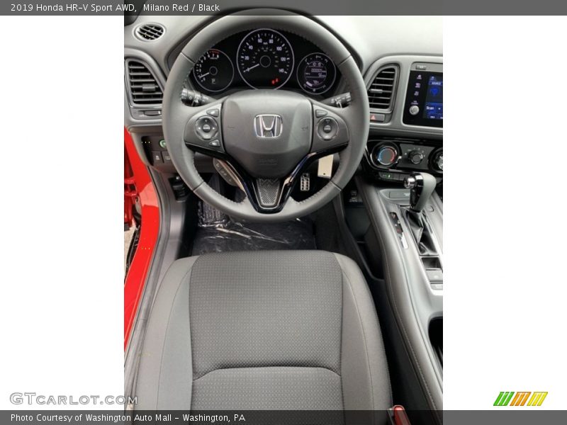 Milano Red / Black 2019 Honda HR-V Sport AWD