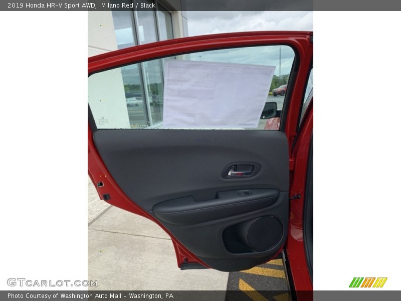 Milano Red / Black 2019 Honda HR-V Sport AWD