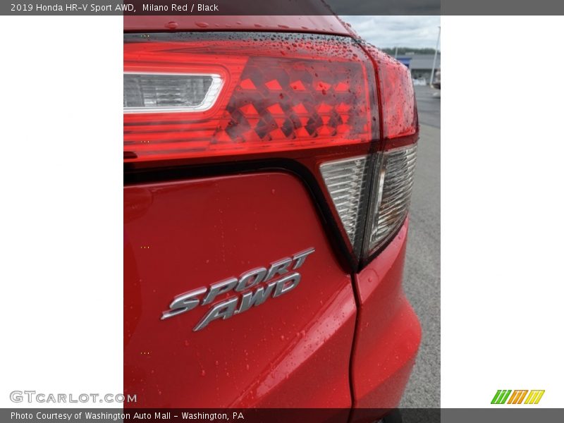 Milano Red / Black 2019 Honda HR-V Sport AWD