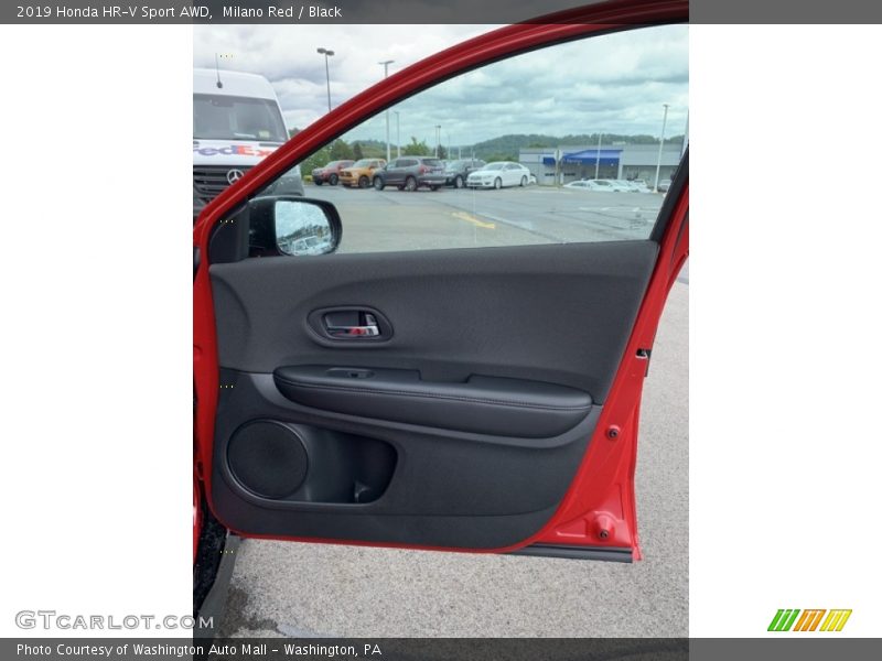 Milano Red / Black 2019 Honda HR-V Sport AWD