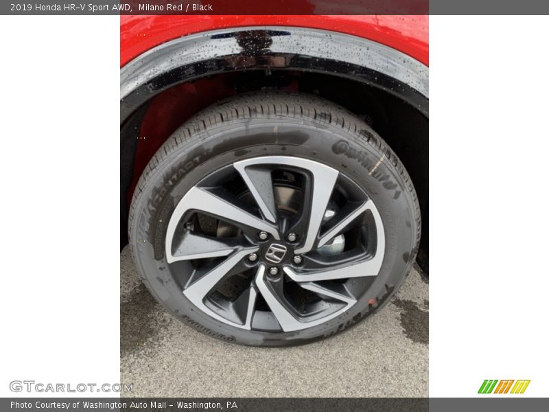 Milano Red / Black 2019 Honda HR-V Sport AWD