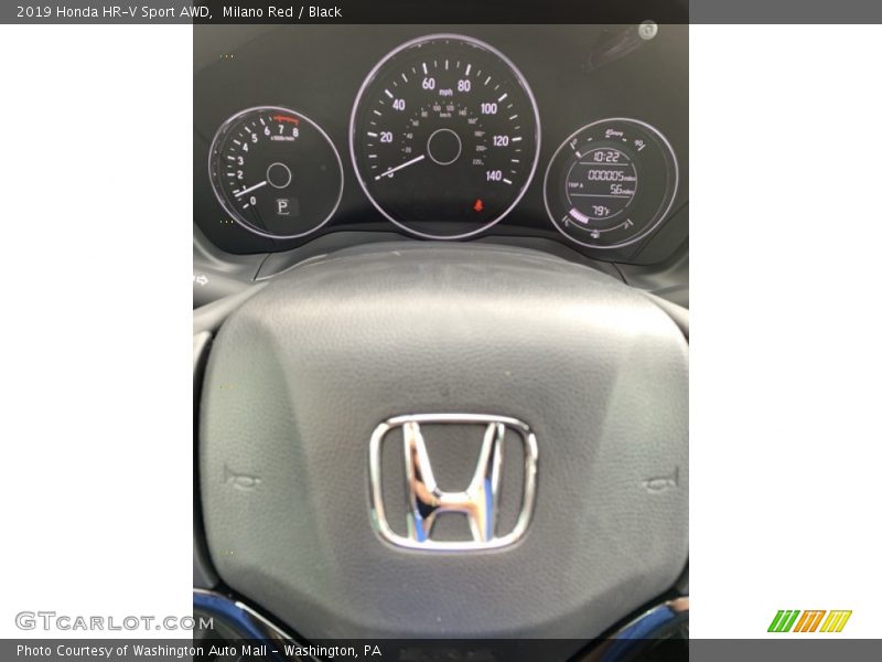 Milano Red / Black 2019 Honda HR-V Sport AWD